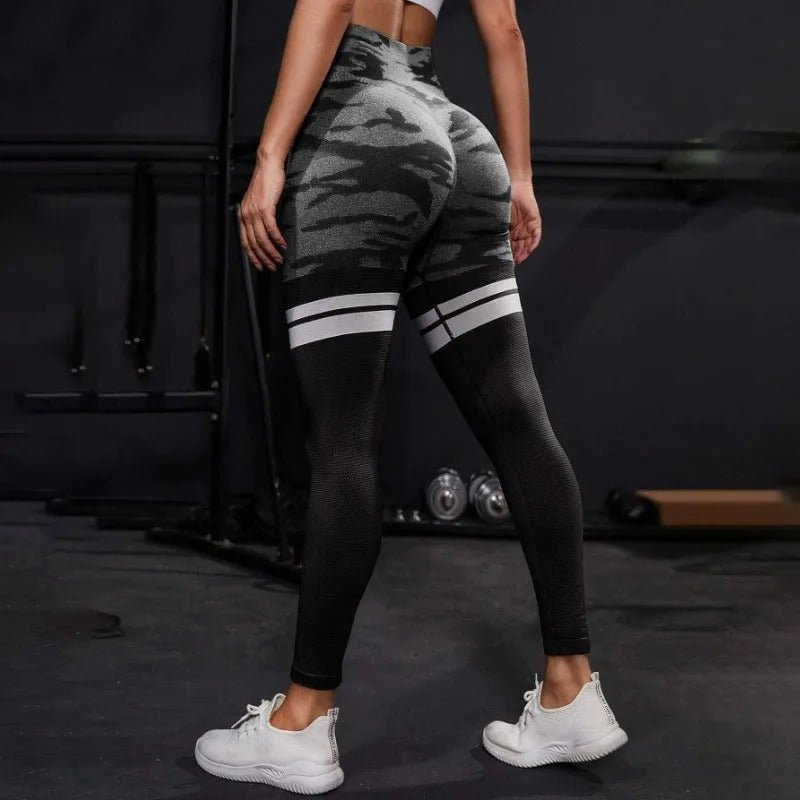 Camo Stripe Leggings - Gymfit