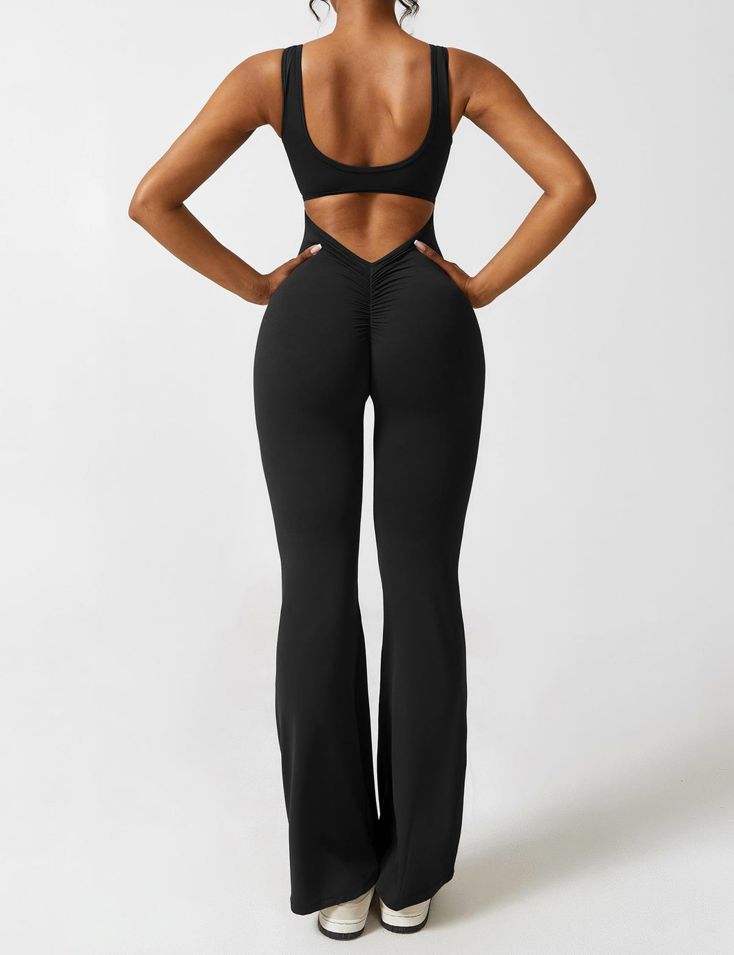 Gymfit Jumpsuit V - Back Flare Leg - Gymfit