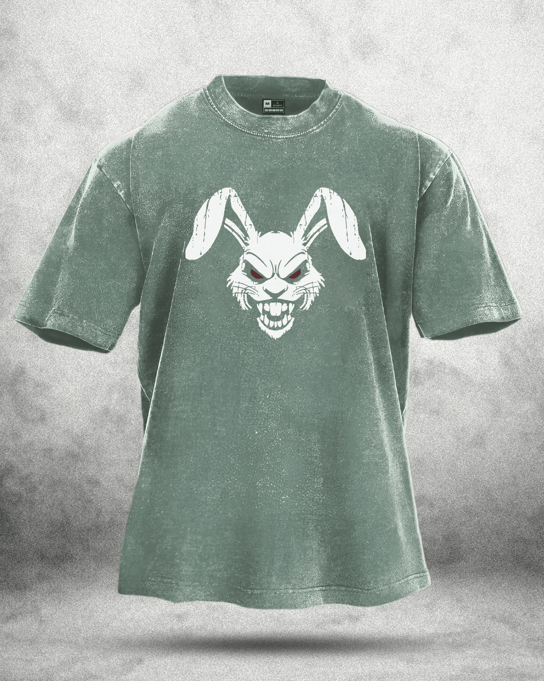 RABBIT RED EYE SHRUNKEN T-SHIRT - Gymfit