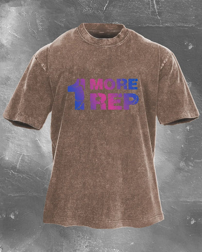 1 MORE REP WASHED T-SHIRT