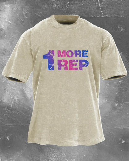1 MORE REP WASHED T-SHIRT