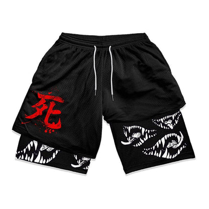 Anime Berserk 2 in 1 Gym shorts
