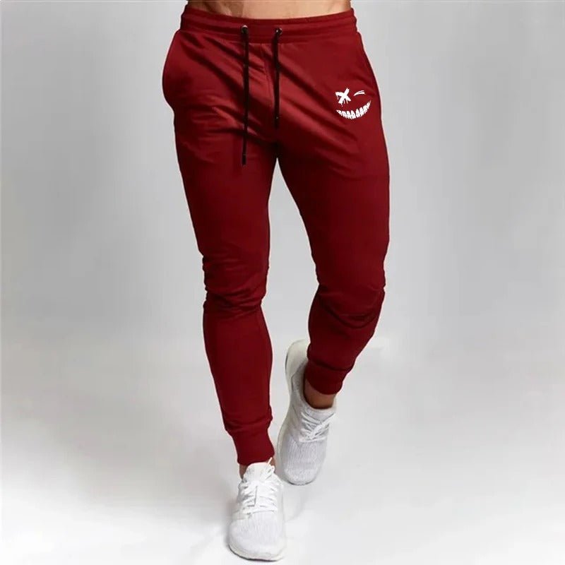 Anime jogging pants with smiley print - Gymfit