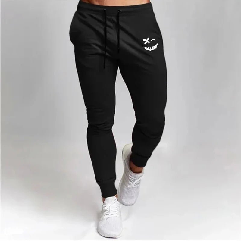 Anime joggers with smiley print - Gymfit