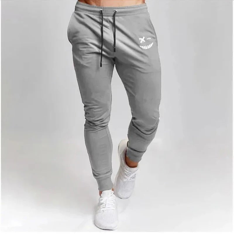Anime jogging pants with smiley print - Gymfit