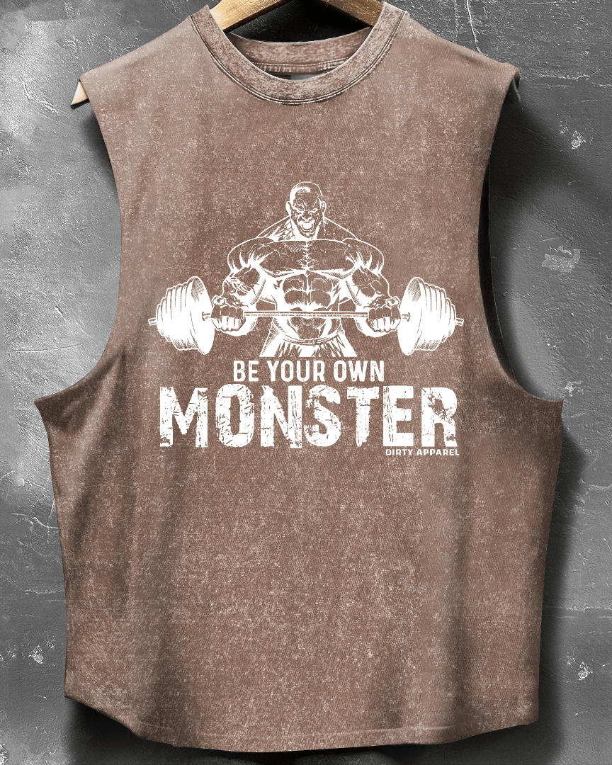 BE YOUR OWN MONSTER SLEEVELESS TOP - Gymfit