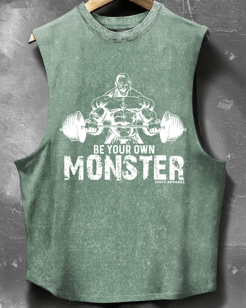BE YOUR OWN MONSTER SLEEVELESS TOP - Gymfit