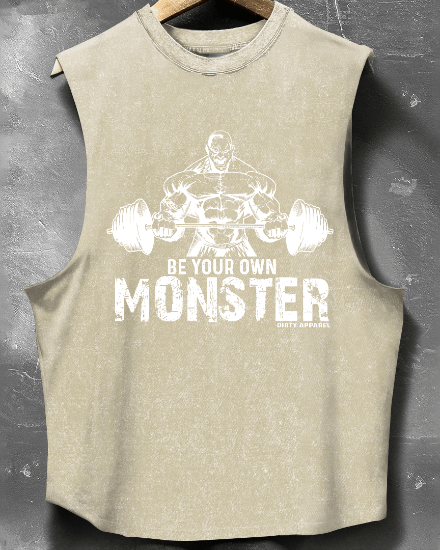 BE YOUR OWN MONSTER SLEEVELESS TOP - Gymfit