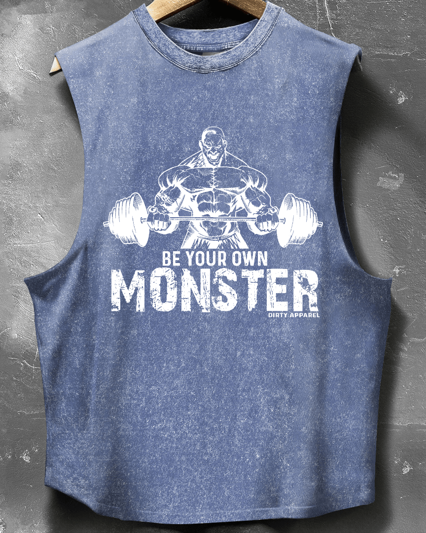 BE YOUR OWN MONSTER SLEEVELESS TOP - Gymfit