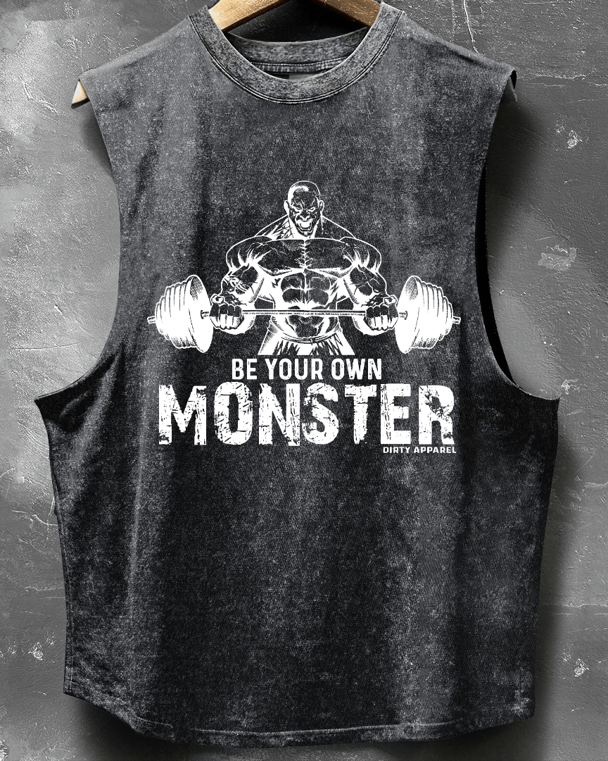 BE YOUR OWN MONSTER SLEEVELESS TOP - Gymfit