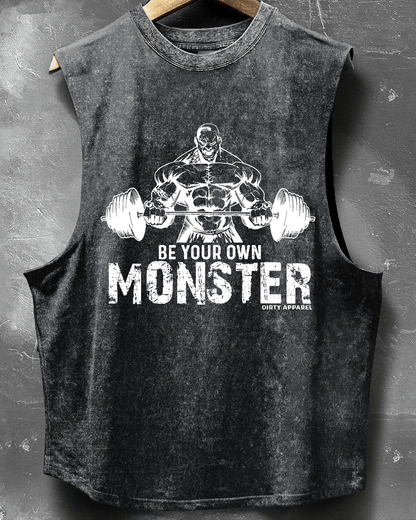 BE YOUR OWN MONSTER SLEEVELESS TOP - Gymfit