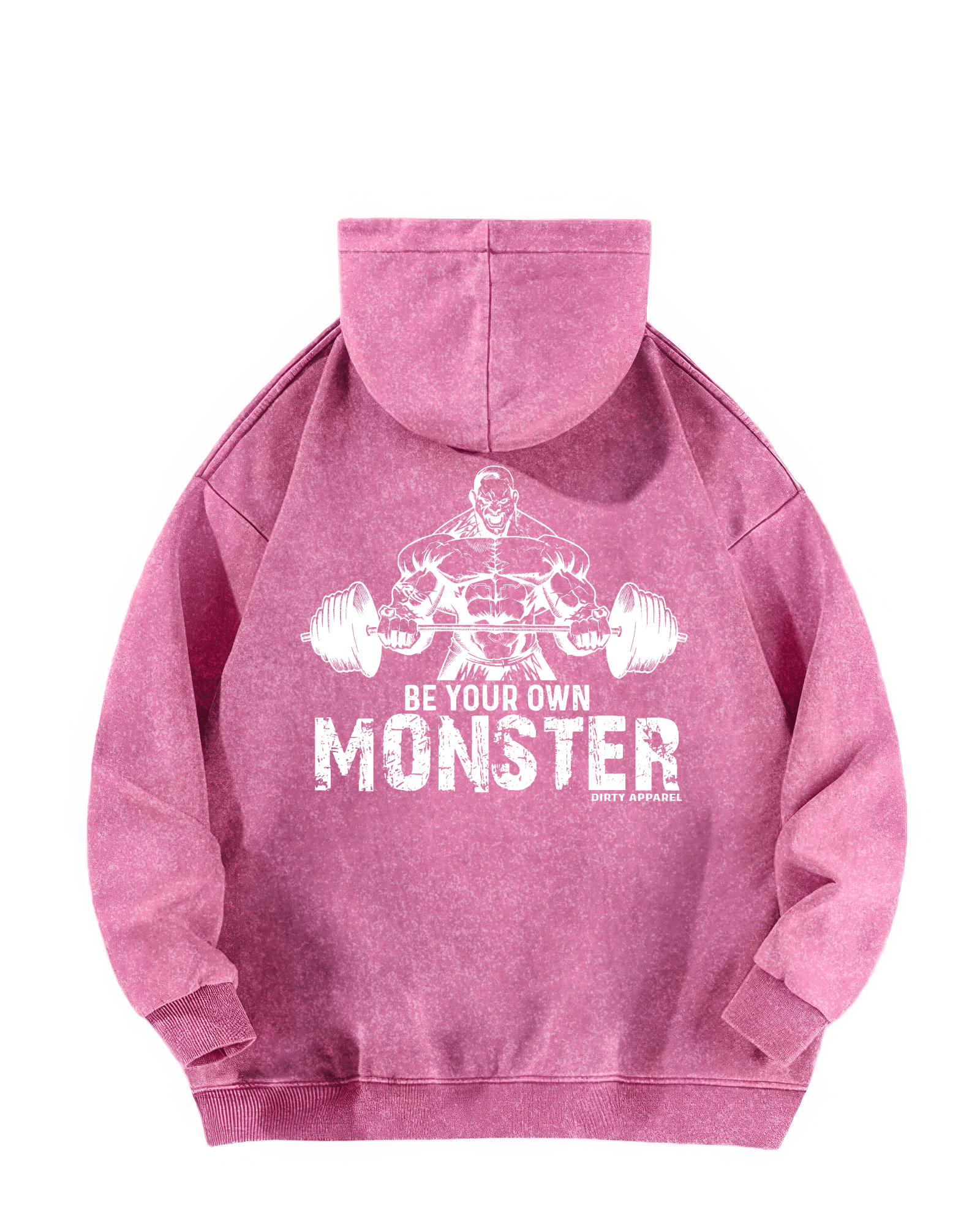 BE YOUR OWN MONSTER MELTED HOODIE - Gymfit
