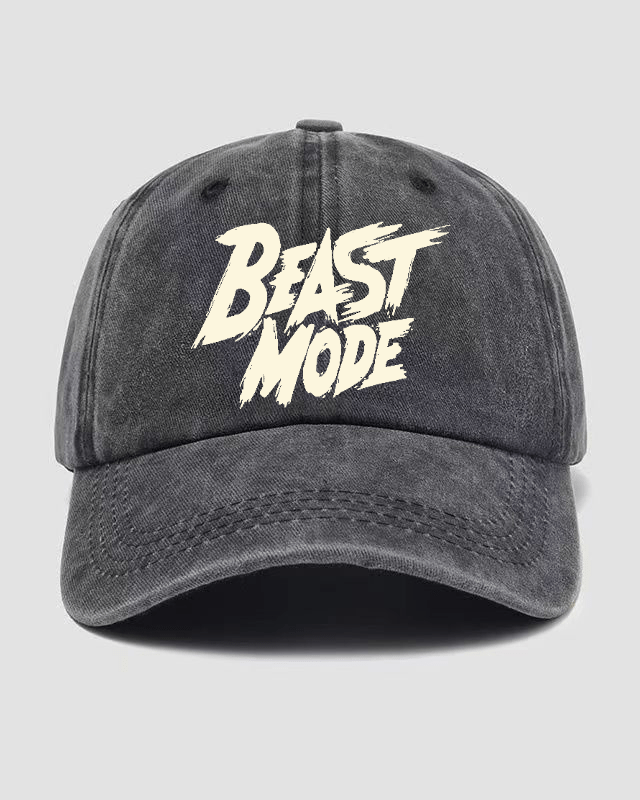BEAST MODE Washed Cap - Gymfit