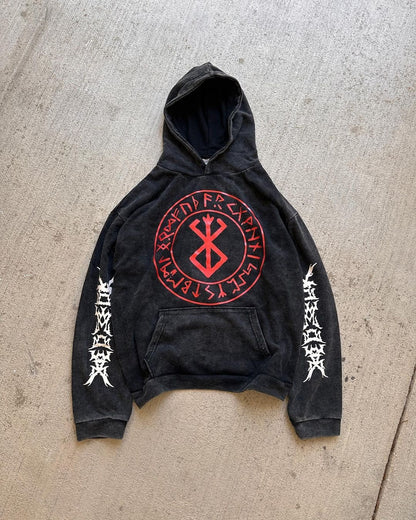 BRAND OF SACRIFICE VERBLASENES HOODIE - Gymfit