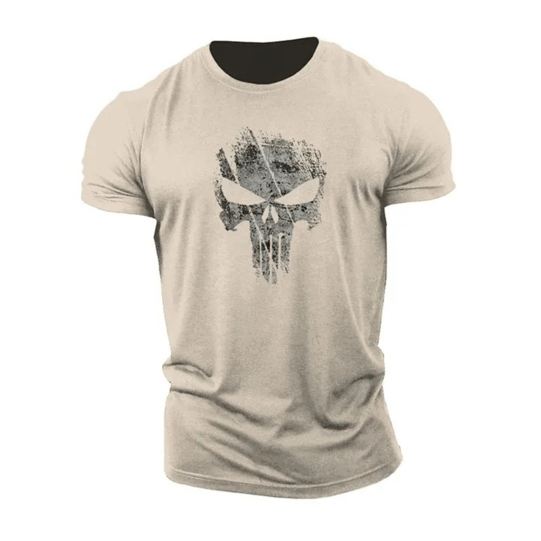 Broken Punisher Skull T-Shirt - Gymfit