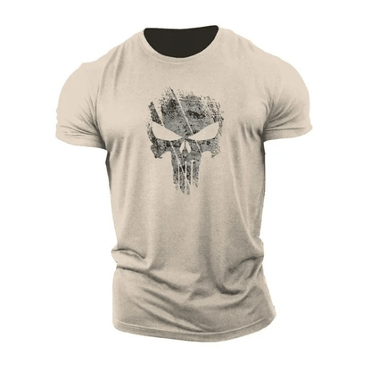 Broken Punisher Skull T-Shirt - Gymfit