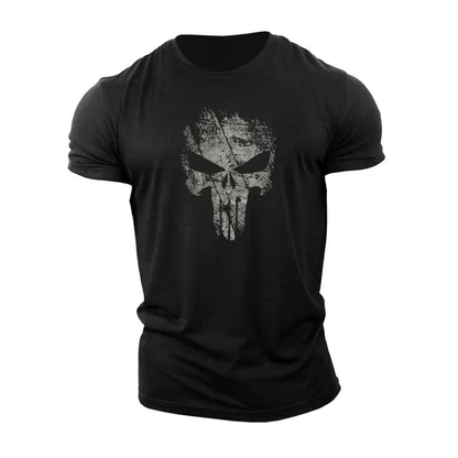Broken Punisher Skull T-Shirt - Gymfit
