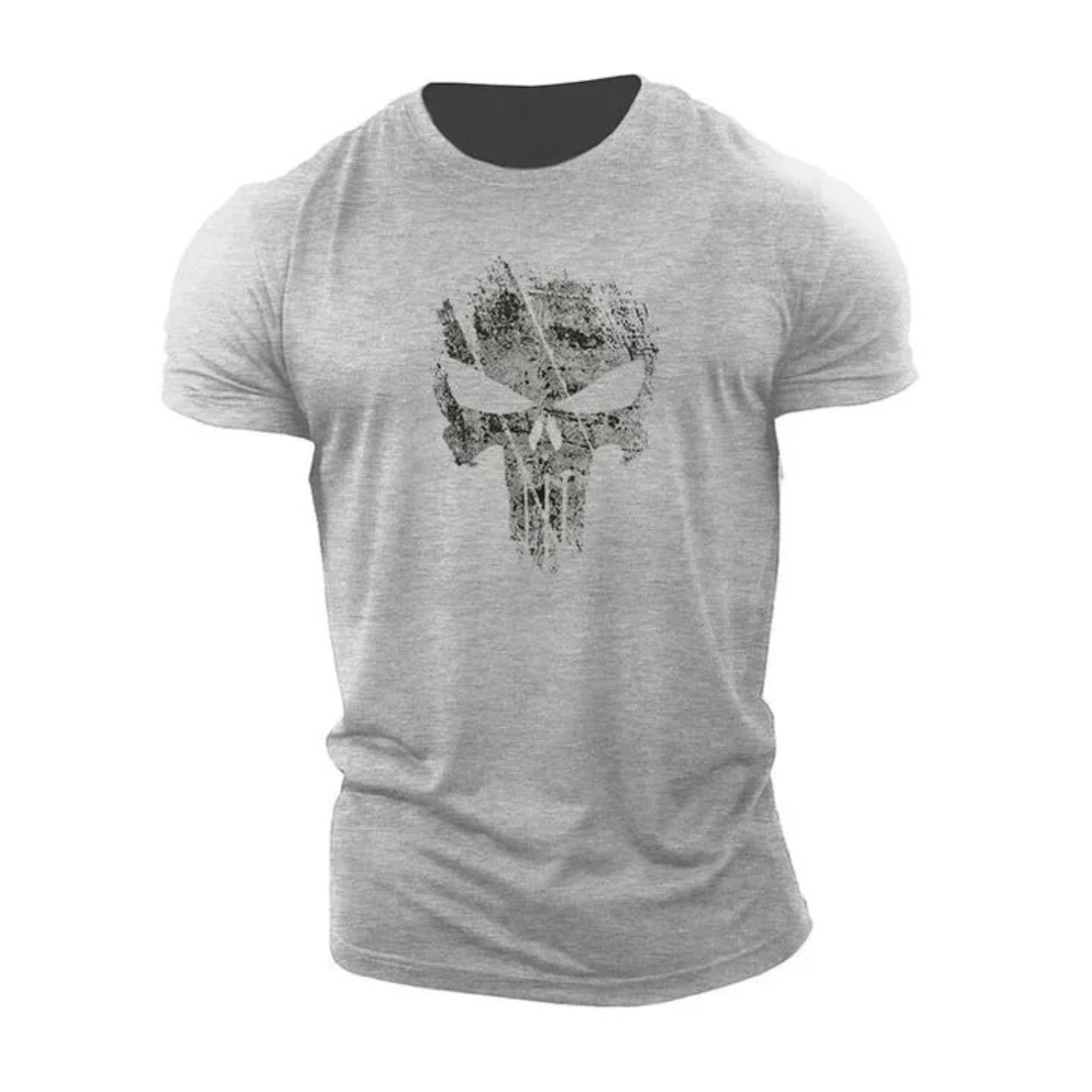 Broken Punisher Skull T-Shirt - Gymfit