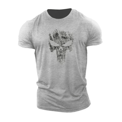 Broken Punisher Skull T-Shirt - Gymfit