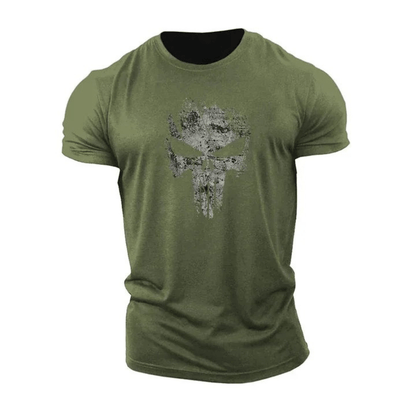 Broken Punisher Skull T-Shirt - Gymfit