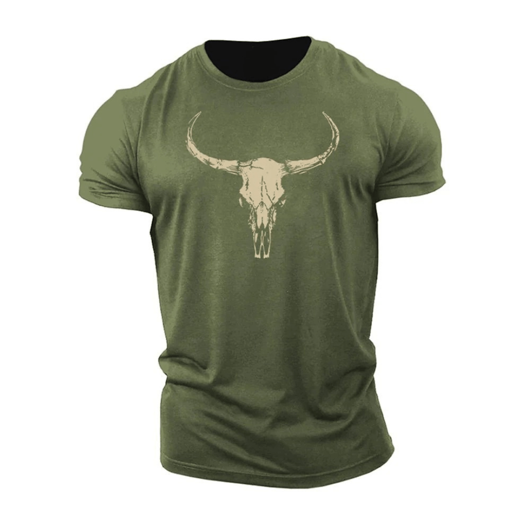Bull Skull T-Shirt - Gymfit
