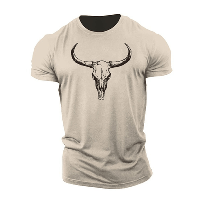 Bull Skull T-Shirt - Gymfit