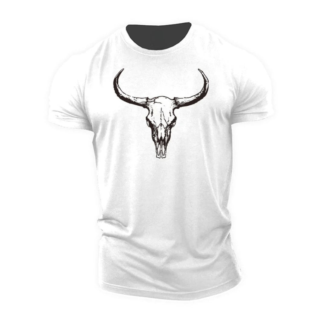 Bull Skull T-Shirt - Gymfit