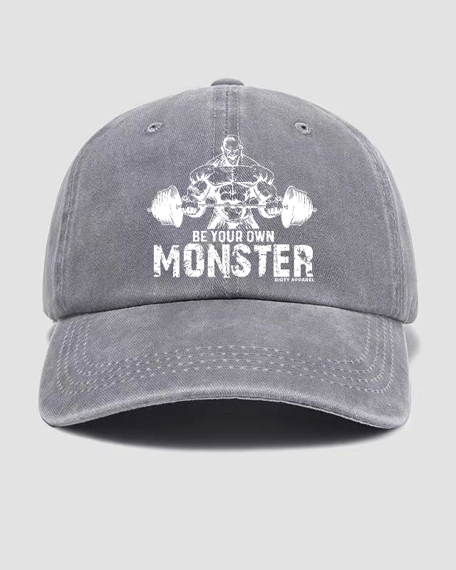 BY YOUR OWN MONSTER Washed Cap - Gymfit