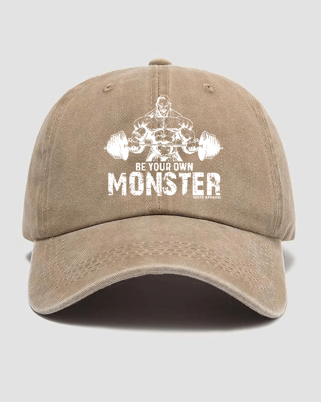 YOUR OWN MONSTER Washed Cap - Gymfit