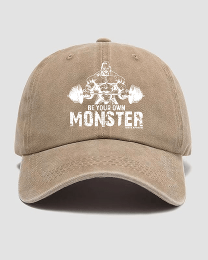 YOUR OWN MONSTER Washed Cap - Gymfit