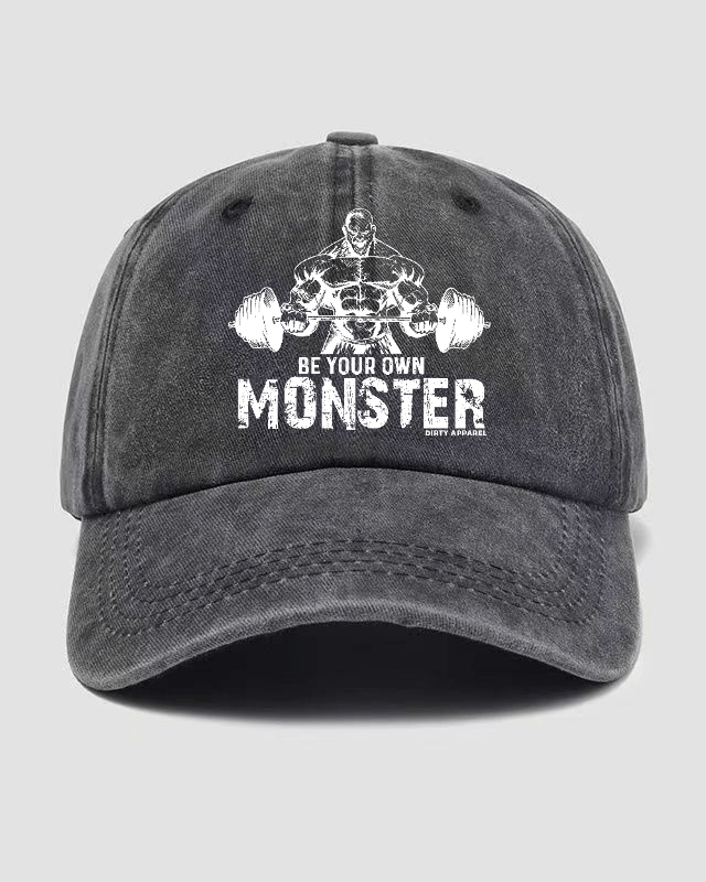 BY YOUR OWN MONSTER Washed Cap - Gymfit