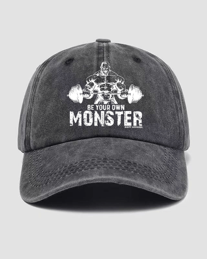 BY YOUR OWN MONSTER Washed Cap - Gymfit