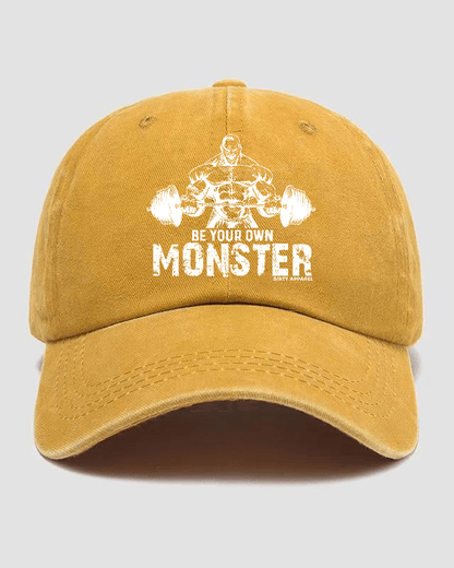 BY YOUR OWN MONSTER Washed Cap - Gymfit