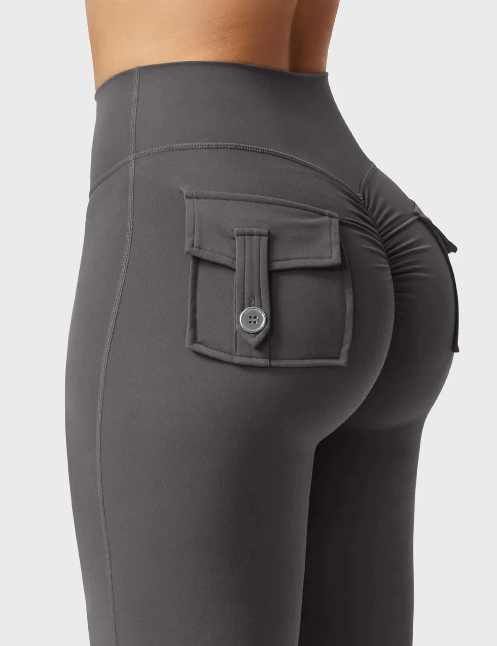 Cargo Flare Fitness Leggings - Gymfit
