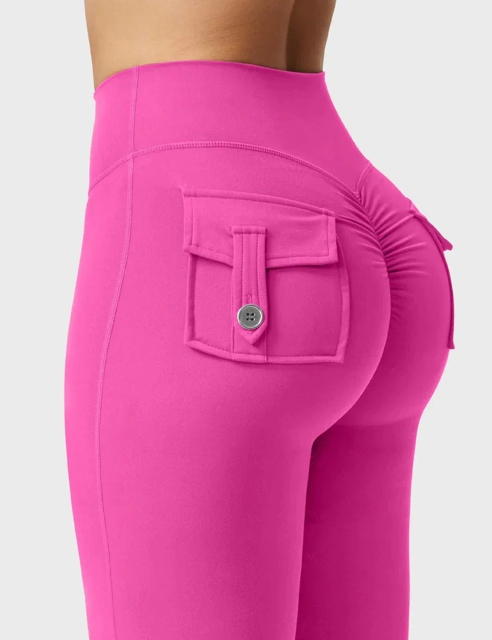 Cargo Flare Fitness Leggings - Gymfit