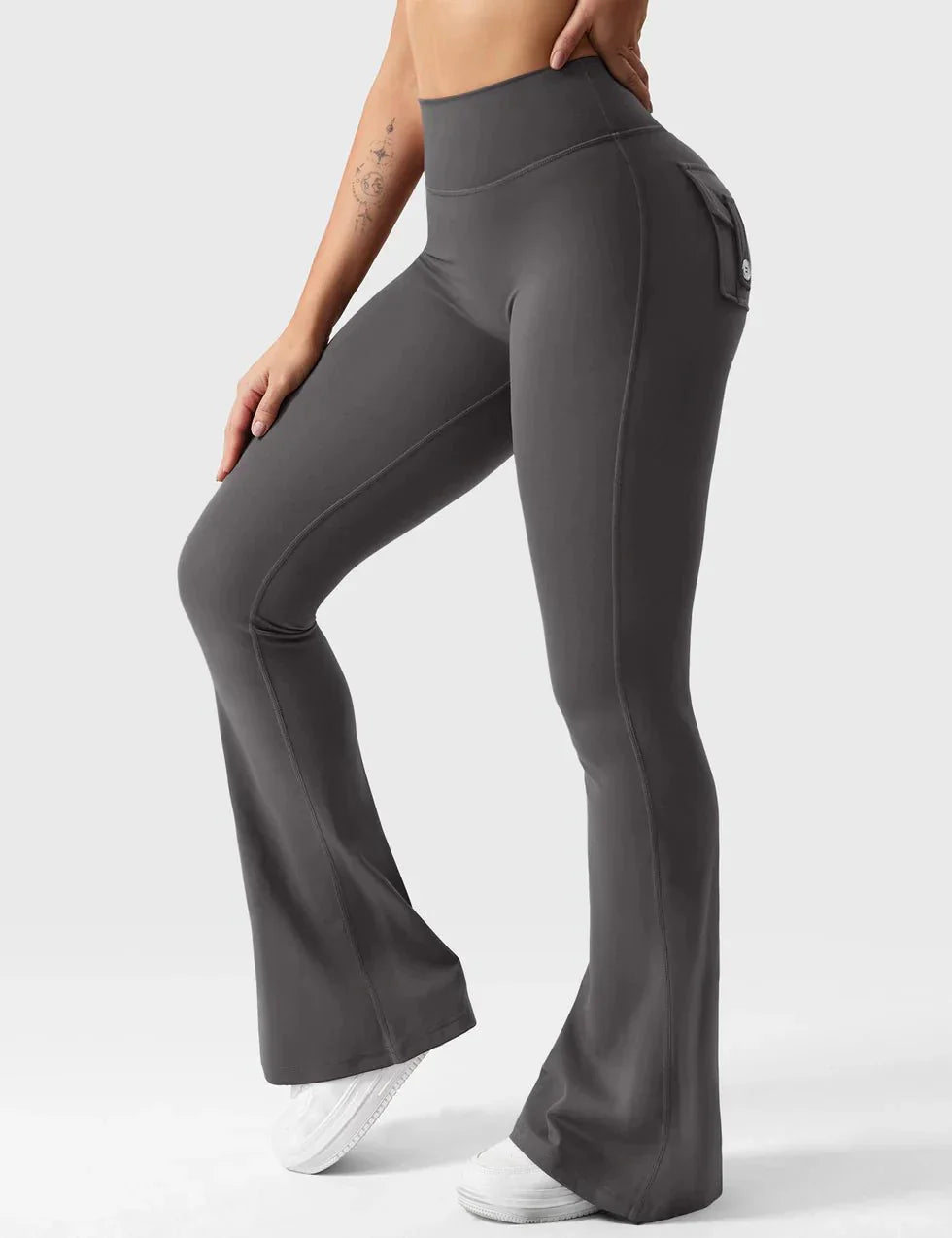 Cargo Flare Fitness Leggings - Gymfit