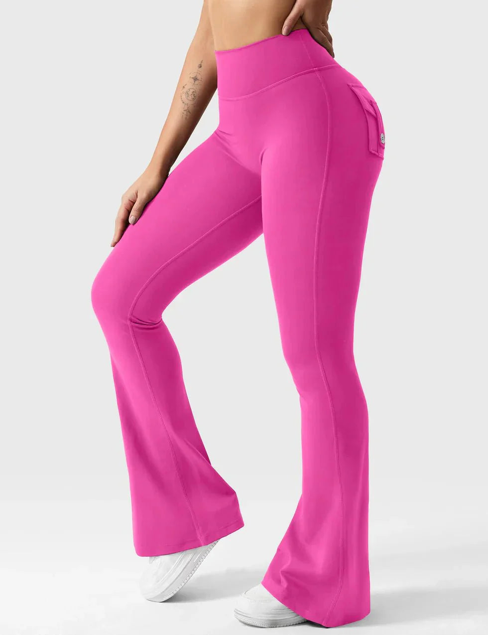 Cargo Flare Fitness Leggings - Gymfit