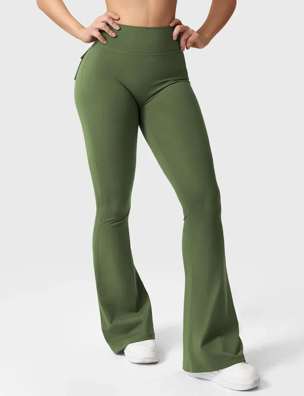 Cargo Flare Fitness Leggings - Gymfit