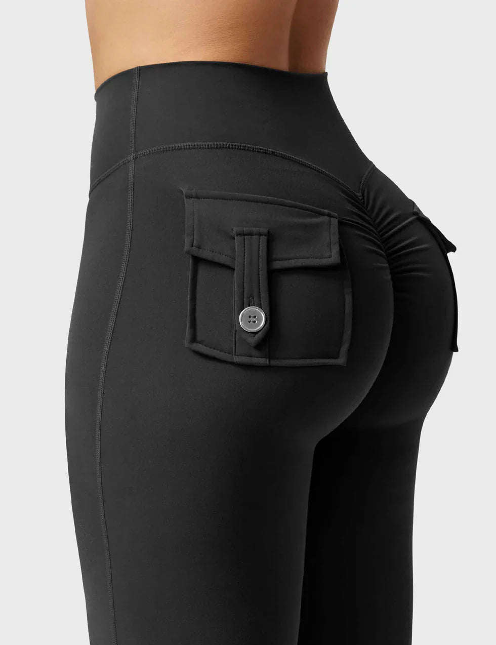 Cargo Flare Fitness Leggings - Gymfit