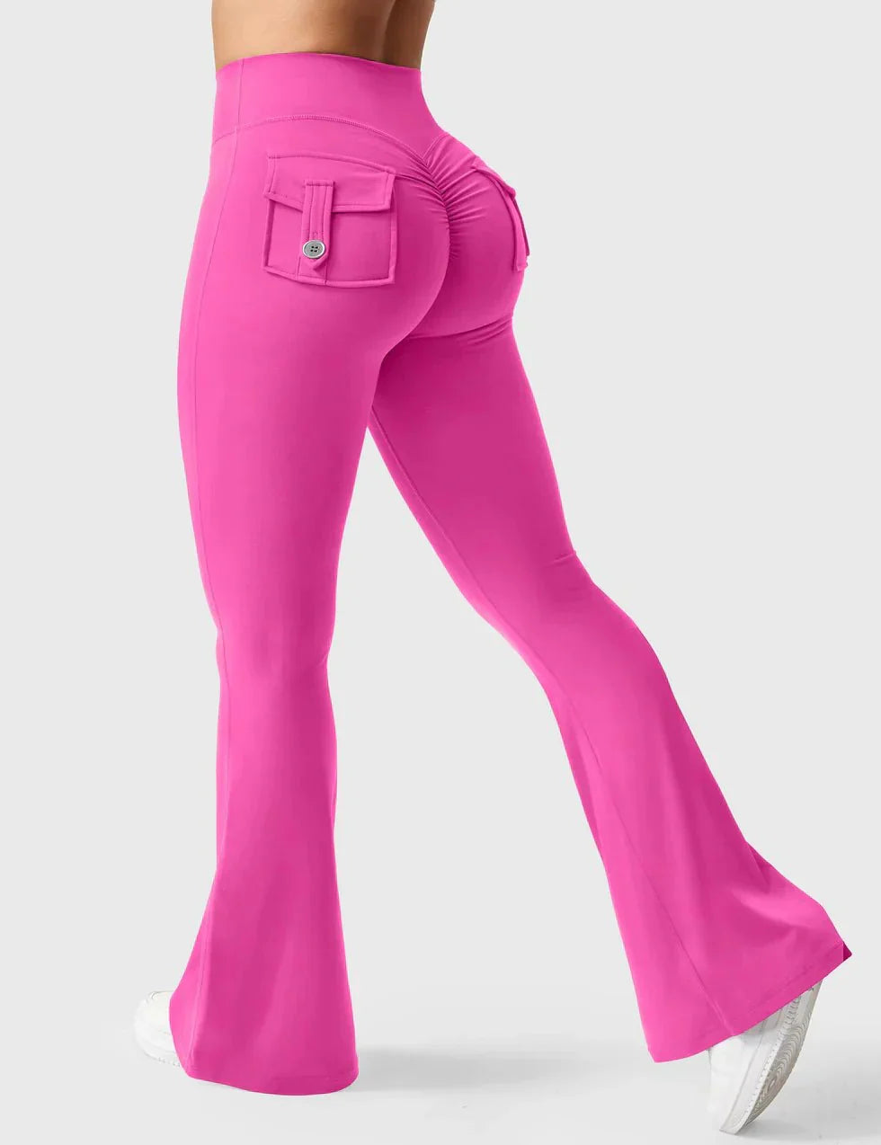 Cargo Flare Fitness Leggings - Gymfit
