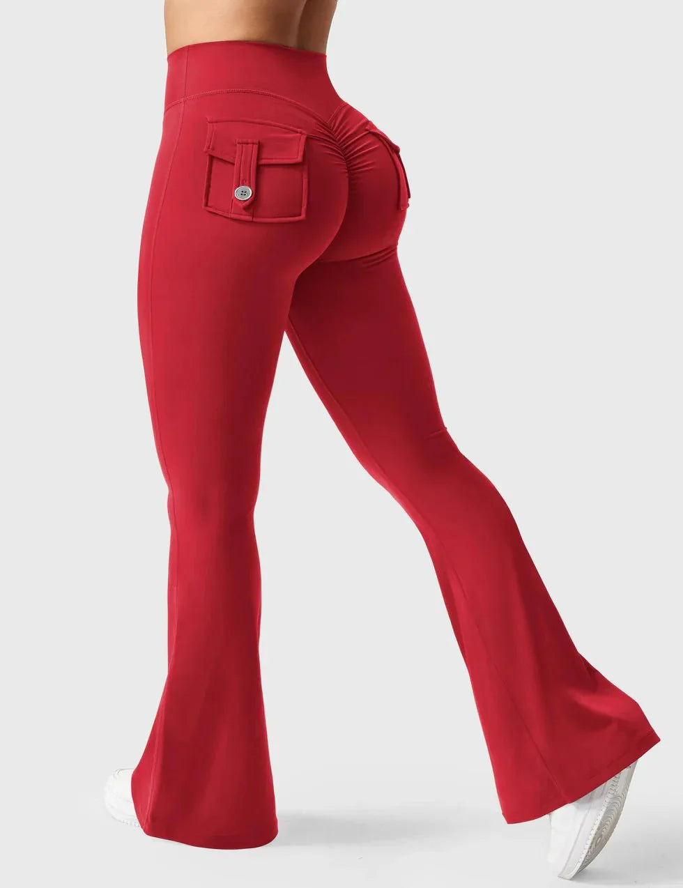 Cargo Flare Fitness Leggings - Gymfit