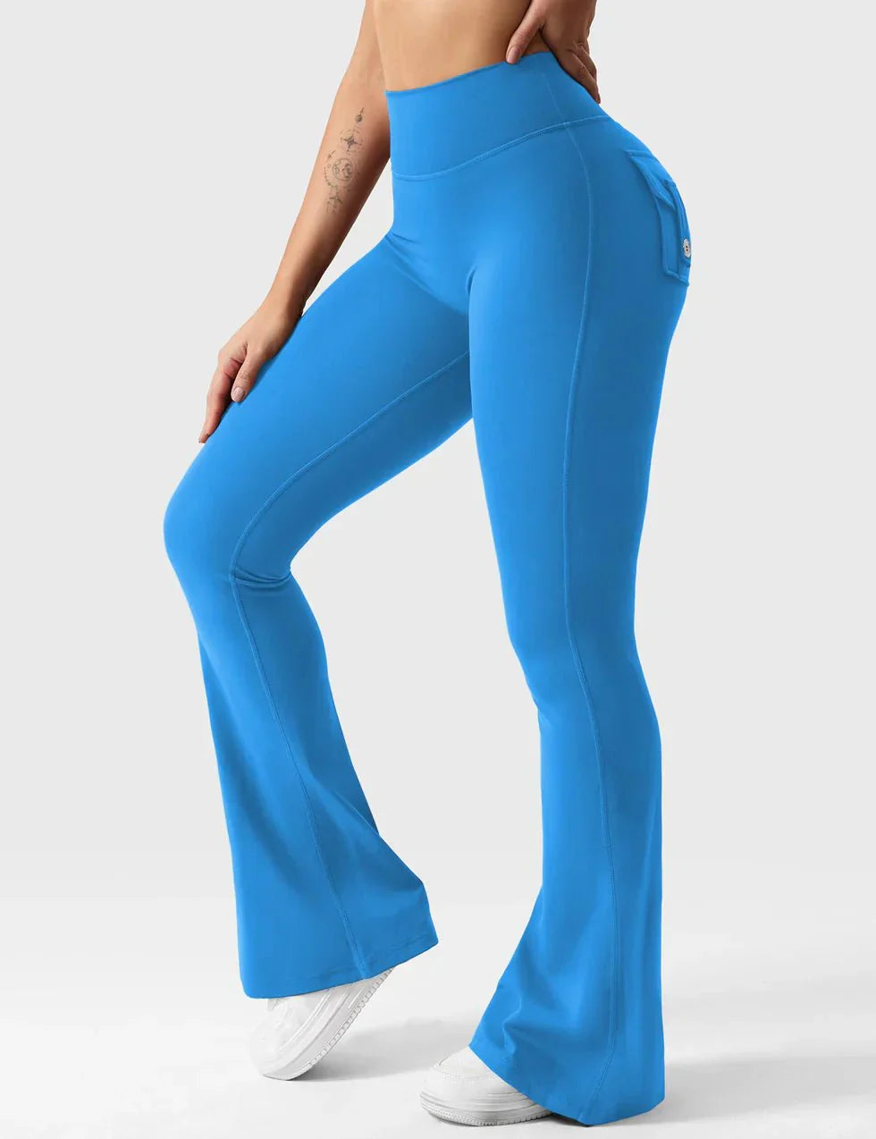 Cargo Flare Fitness Leggings - Gymfit