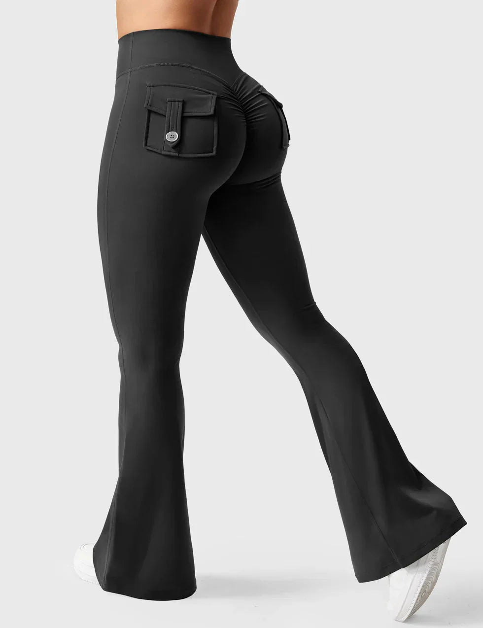 Cargo Flare Fitness Leggings - Gymfit