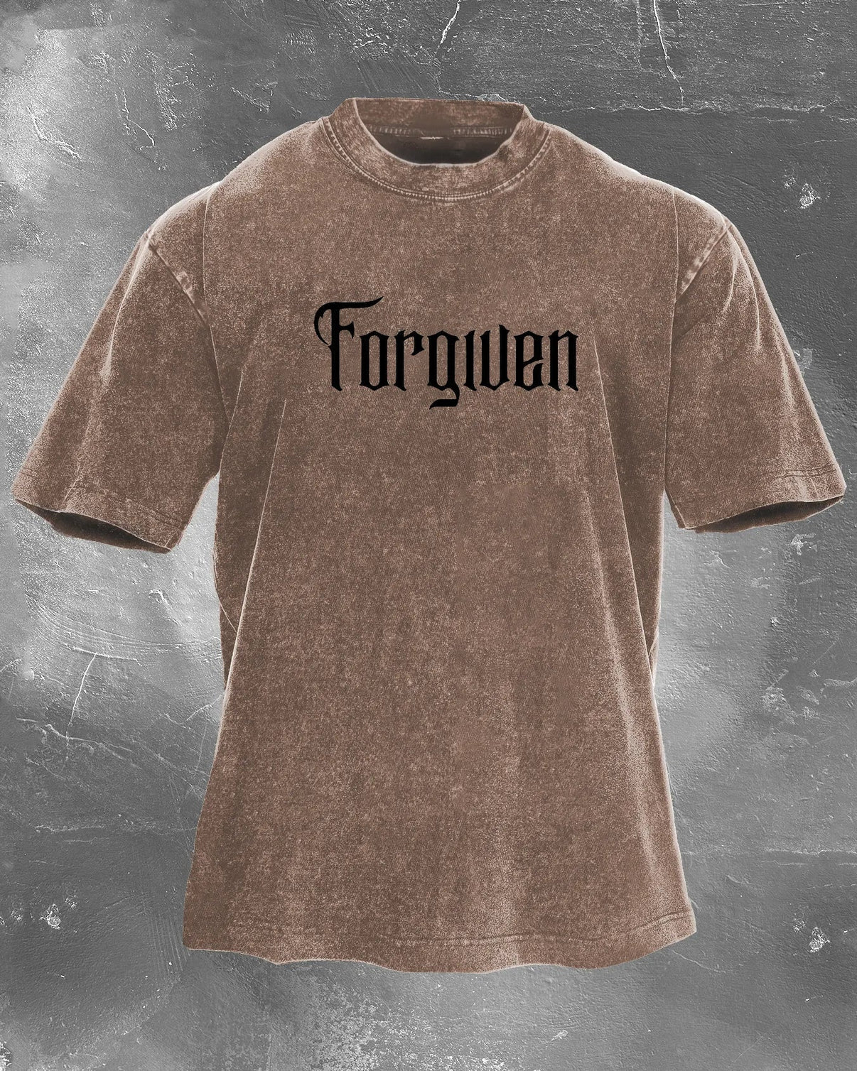 CHRIST, WHO LIVES IN ME, WASHED T-SHIRT - Gymfit