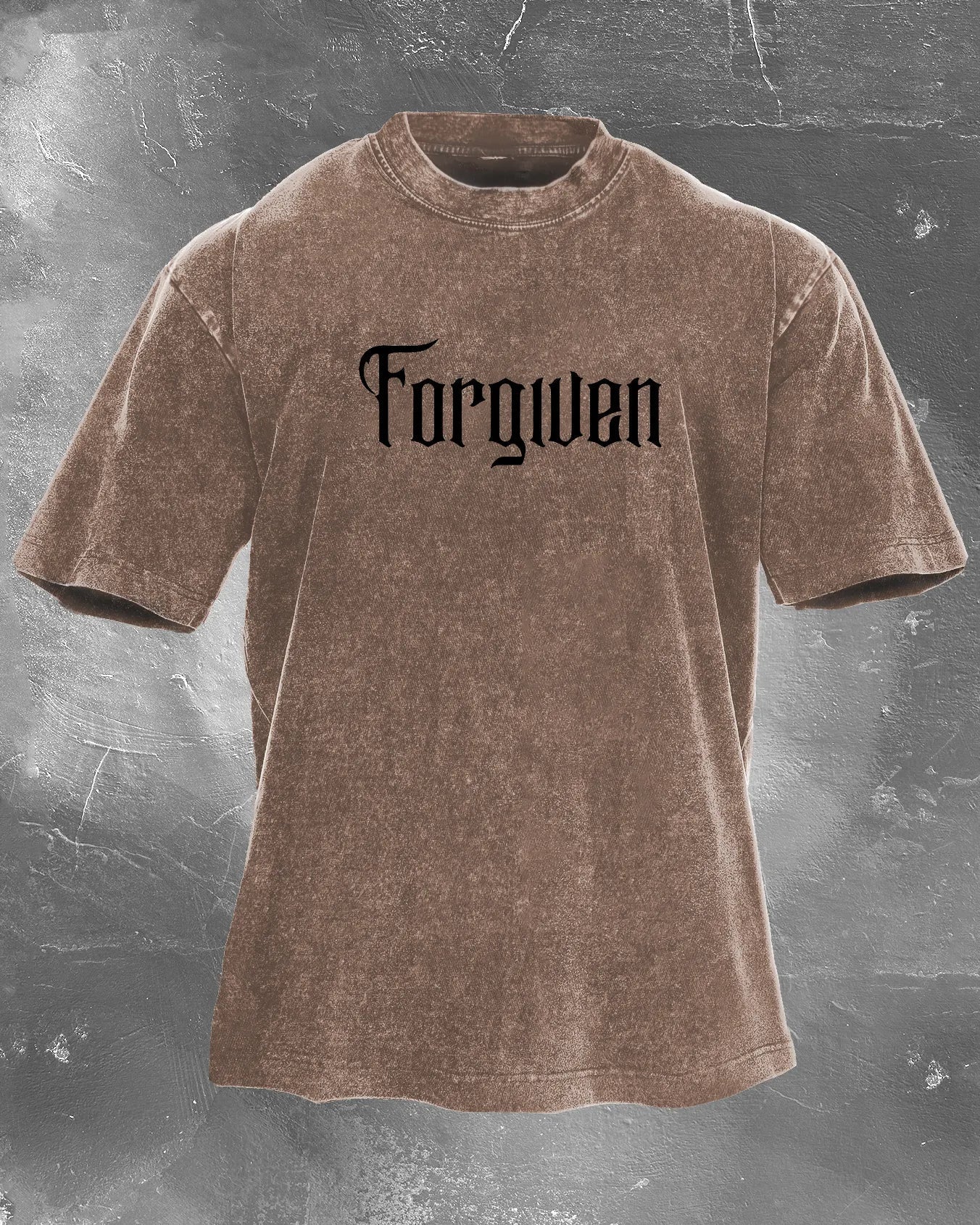 CHRIST, WHO LIVES IN ME, WASHED T-SHIRT - Gymfit