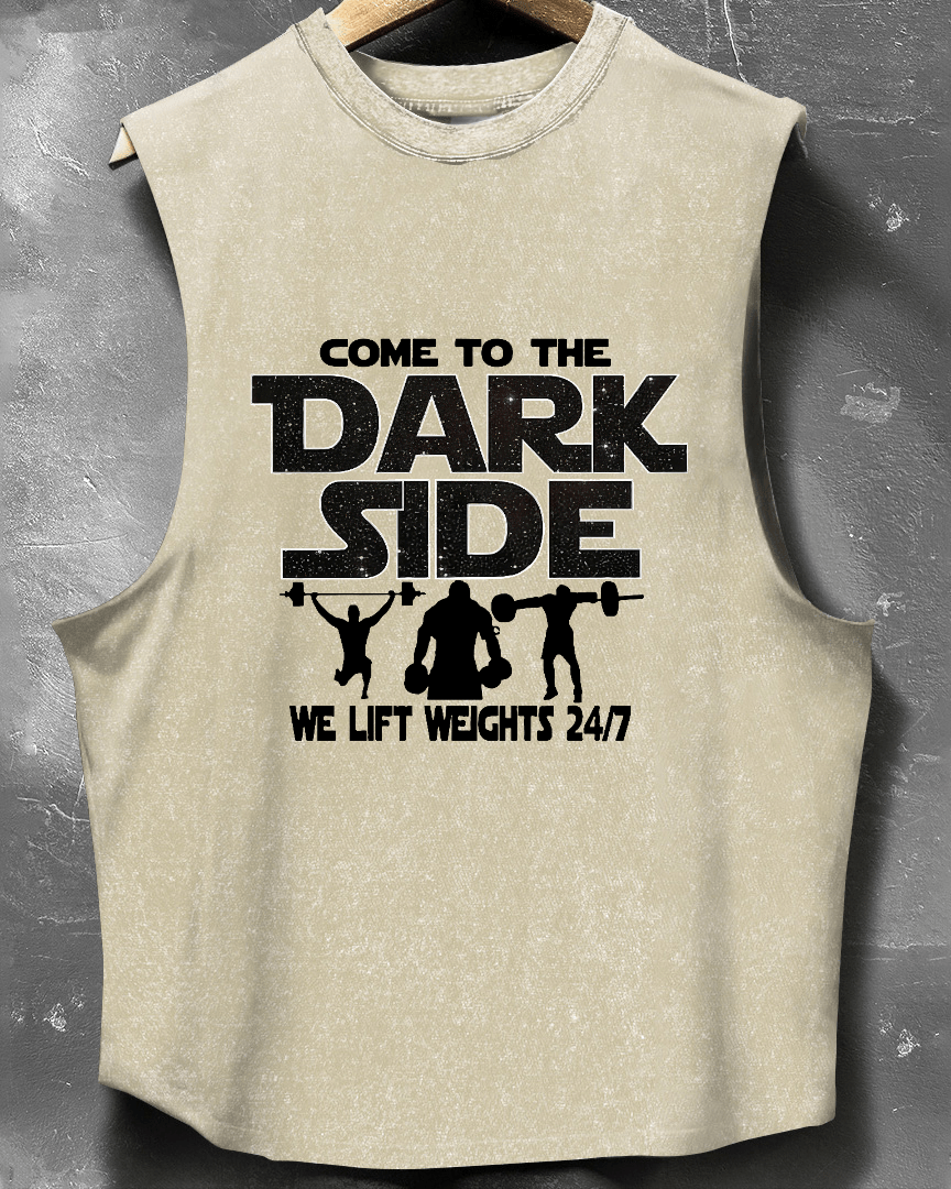 COME TO THE SIDE OF DARKNESS TANK - Gymfit