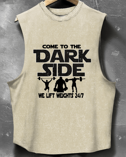 COME TO THE SIDE OF DARKNESS TANK - Gymfit