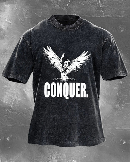 CONQUER MEN'S WADED T-SHIRT - Gymfit