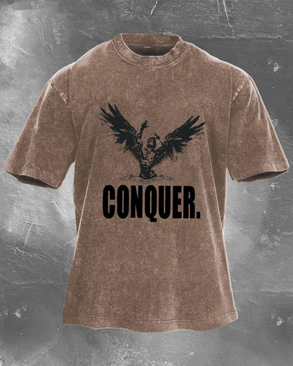 CONQUER MEN'S WADED T-SHIRT - Gymfit