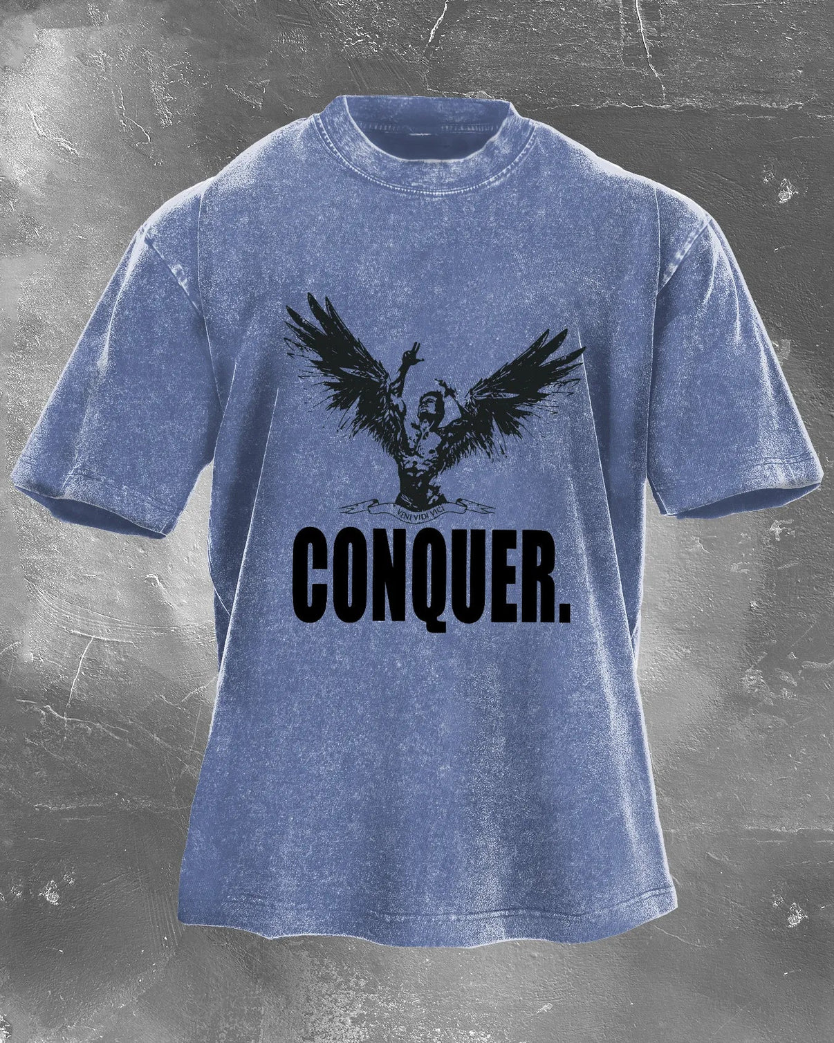 CONQUER MEN'S WADED T-SHIRT - Gymfit